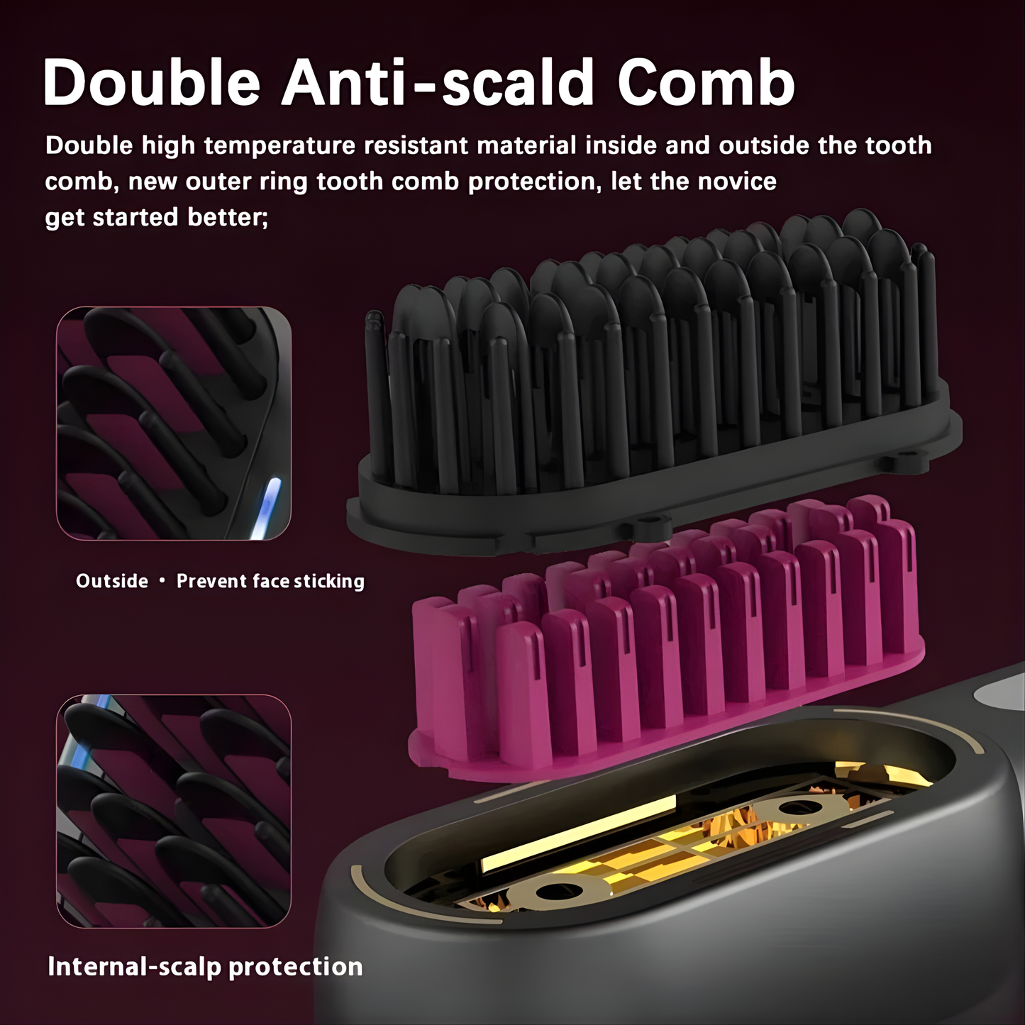 Pure Ionic Straightener Comb
