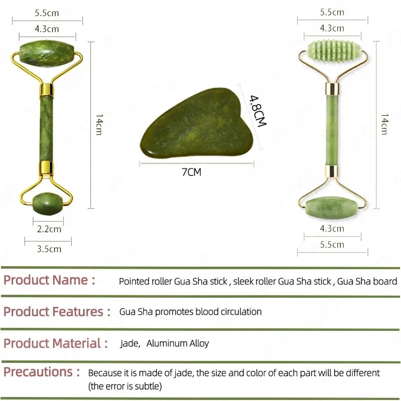 Jade Gua Sha face massager