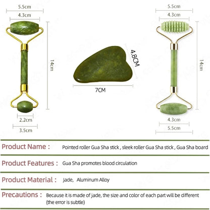Jade Gua Sha face massager